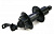 Втулка задн. Deore, M525A, 36 отв, 8/9ск, QR, 6-болт, черный лого Shimano