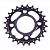Звезда передняя MTB, для FC-M522, 24T-AE, цвет черный