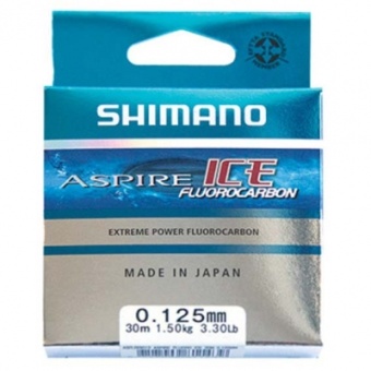 Леска зимняя Shimano Aspire Ice Fluorocarbon 30м 0,105мм
